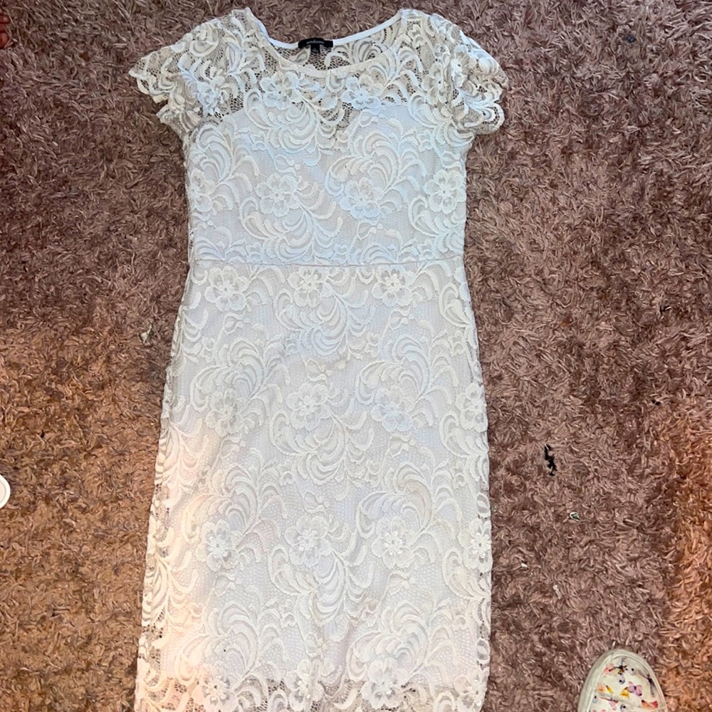 White short dress